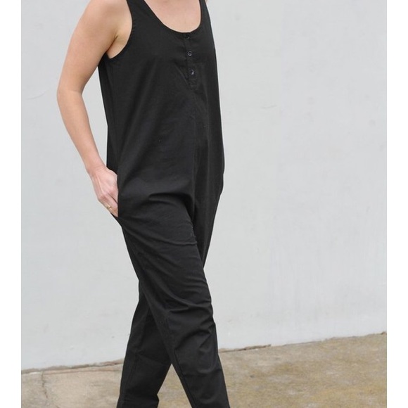 lindsay robinson Pants - Lindsay Robinson Ray Jumpsuit Black size S